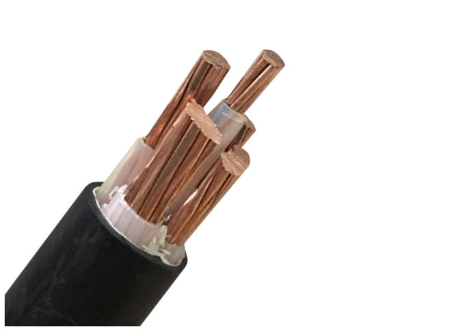 0.6/1kV cable électrique du Cu XLPE, câble électrique de XLPE avec la veste noire